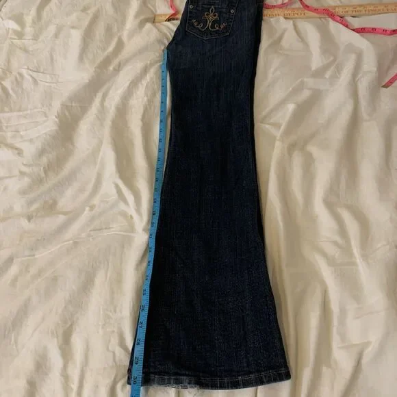 Underground Soul  jeans size 1 dark wash 26x30 Low Rise - Picture 6 of 7